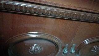 MUEBLE libreria Vintage en caoba muy funcional