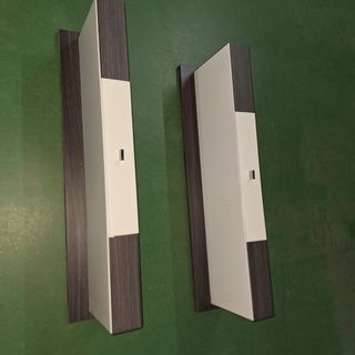 Cajones de entrada madera y metal