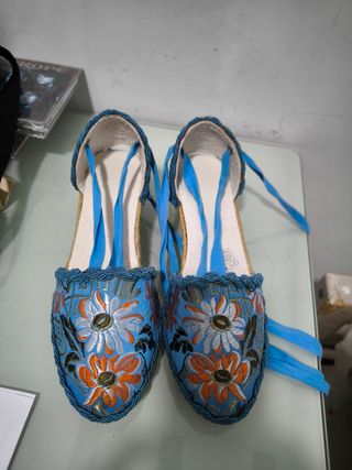 Traje de Fallera Adulta Azul 