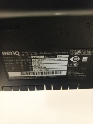 Monitor BenQ LED Negro BL902 19"