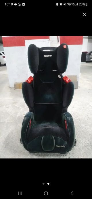 Silla Infantil Coche Recaro Young Sport Negra