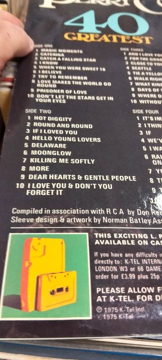 Vinile Perry Como 40 Greatest Hits