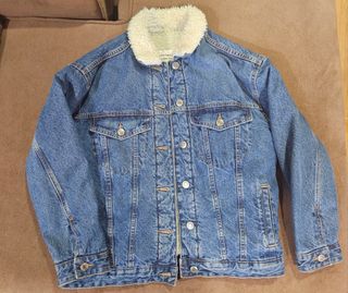 Cazadora vaquera borreguito Pull&Bear azul