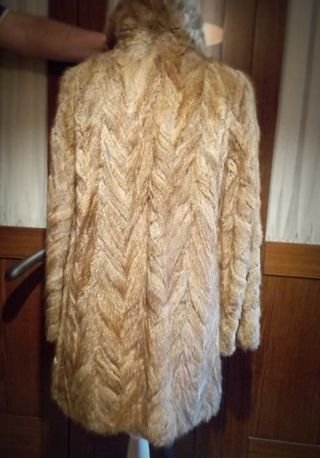 Chaquetón de peletería para mujer