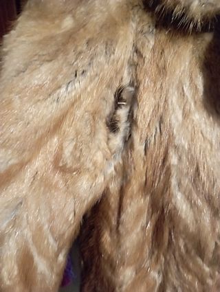Chaquetón de peletería para mujer
