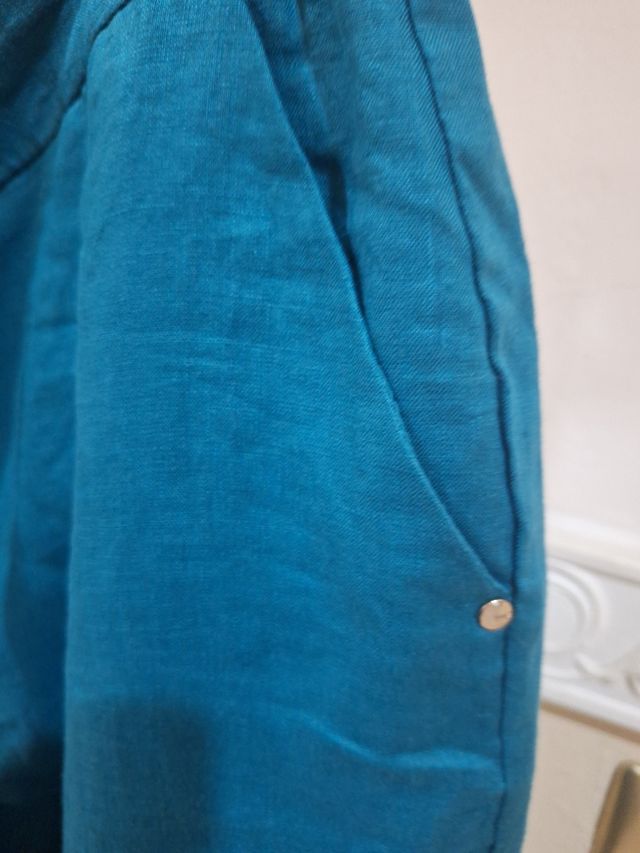 Pantalone donna teal