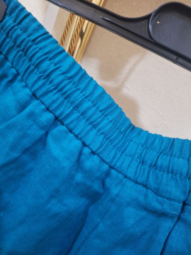 Pantalone donna teal