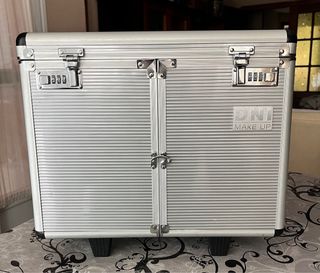Maletín Maquillaje Profesional Plata