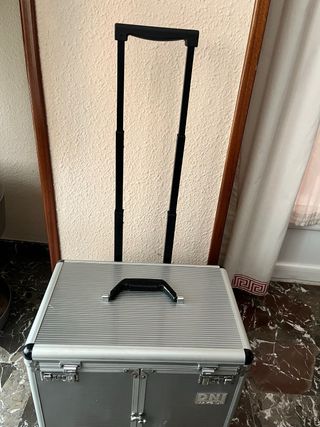 Maletín Maquillaje Profesional Plata