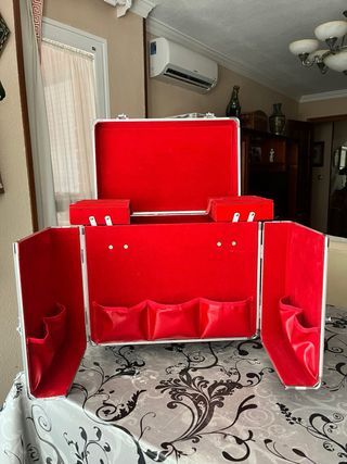 Maletín Maquillaje Profesional Plata