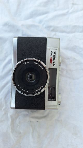 Cámara Werlisa Club Color con flash Sunpak GX14