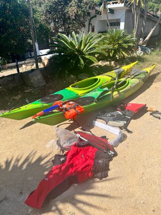 2 Piraguas de travesía + equipo