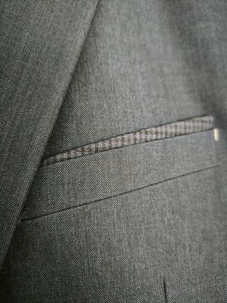 Traje Zara Azul Talla L con Corbata