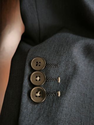Traje Zara Azul Talla L con Corbata