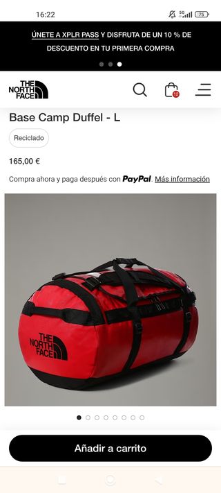 Bolsa de viaje The North Face Base Camp Duffel 95L