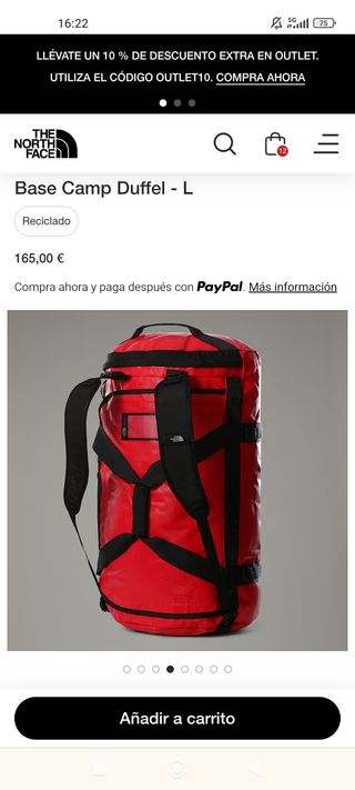Bolsa de viaje The North Face Base Camp Duffel 95L