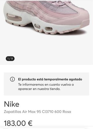 Zapatillas deportiva Nike Air Max Moradas Talla 36
