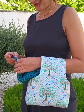 Bolso de proyecto de ganchillo