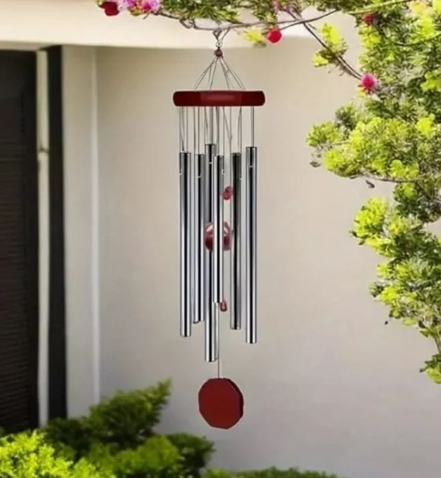 Campanas de viento 70cm metal y madera