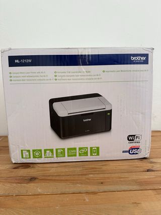 Impresora Láser Brother HL-1212W Monocromo