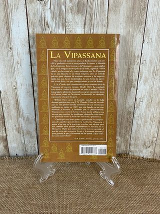 La Vipassana: El arte de la meditación. 