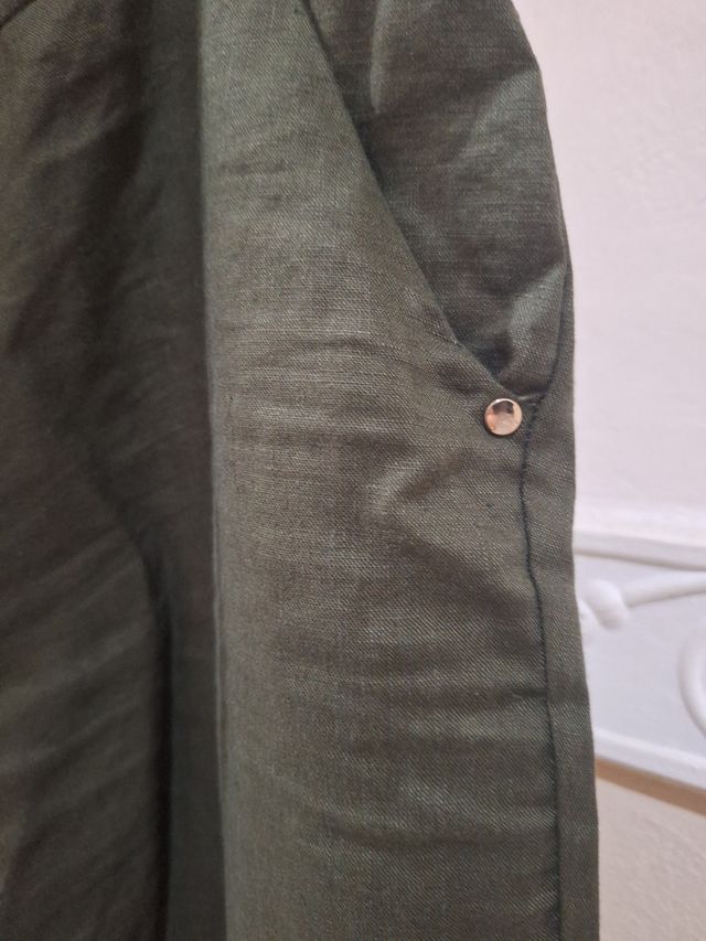 Pantalone donna verde oliva