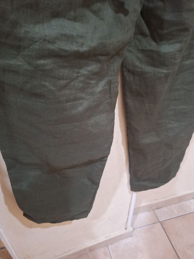 Pantalone donna verde oliva