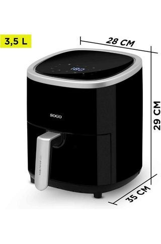 Freidora de Aire SOGO Digi Fryer 1200W 3.5L, nueva
