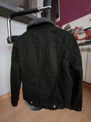 Chaqueta Levi's Sherpa Talla S Negra