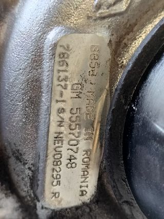 164404 TURBOCOMPRESOR OPEL INSIGNIA BERLINA Cosmo