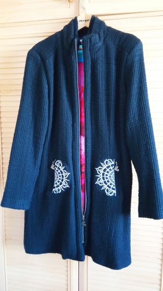Abrigo Desigual Original Negro