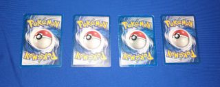 Pokemon Lotto 4 Carte Paras, Nidoran, Nidorina, On