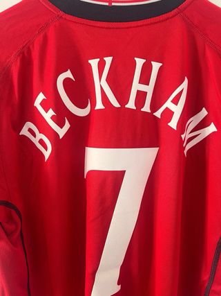 Camiseta Beckham 7 Manchester United Roja