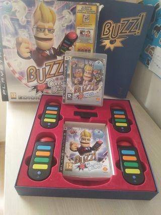 Juego Buzz para Play station3 con dos juegos 
