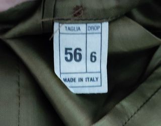 Giacca uomo taglia 56 drop 6 marrone