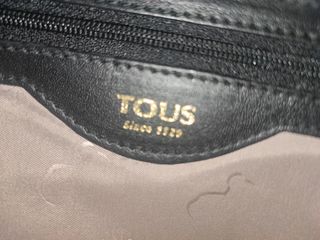 Bolso de mano Tous negro y rojo
