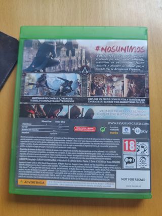 Caja Assassins Creed Unity - Vacía