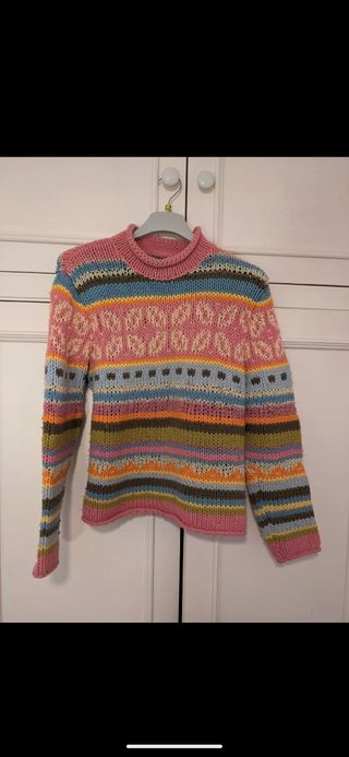 Jersey Benetton multicolor mujer