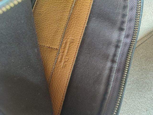 Bolso de mano Massimo Dutti piel marrón