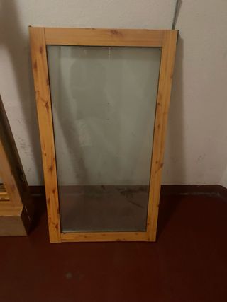 Ventana PVC marrón claro