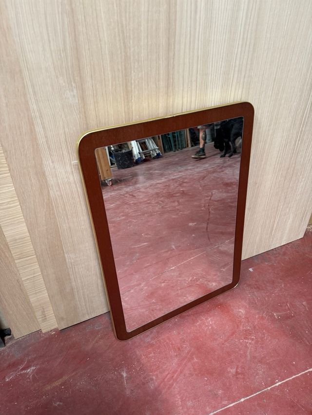 Espejo Marco Madera y Dorado