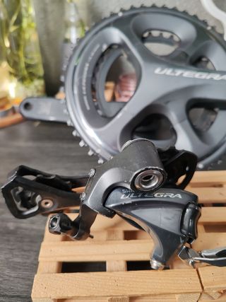 Juego bielas + desviadores Shimano Ultegra