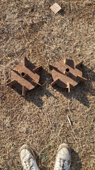 Ruedas de hierro para maquinaria