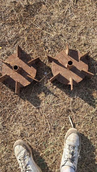 Ruedas de hierro para maquinaria