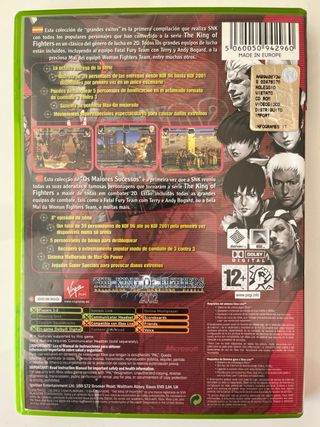 King of Fighters 2002 con Manual SNK Xbox