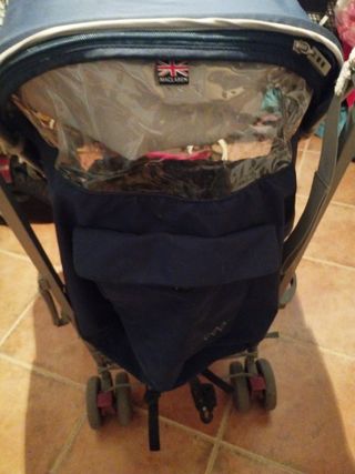 Silla de paseo Maclaren azul