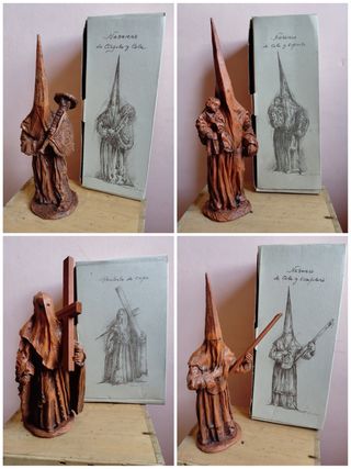 LOTE 4 figuras Nazarenos.