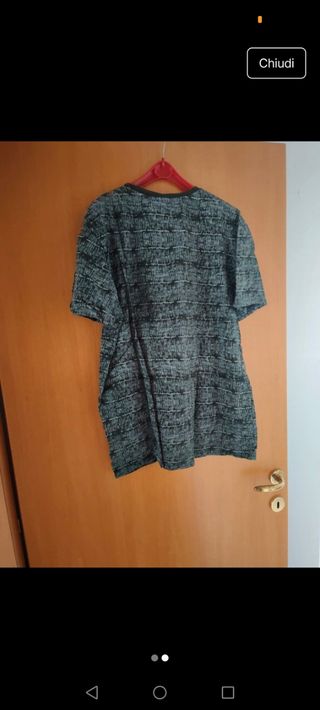 Maglia uomo manica corta fantasia