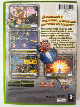 Crash Nitro Kart con Manual Xbox