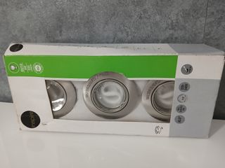 Lotto 3 Faretti Incasso GU10 Inspire Argento